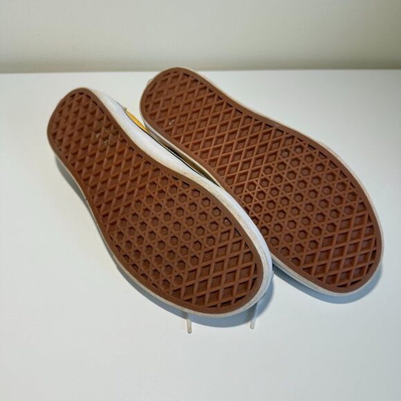 VANS Old School Yellow Shoes Womens Size 7 Men Size 5.5 Skater Punk Comfortable - Picture 6 of 10